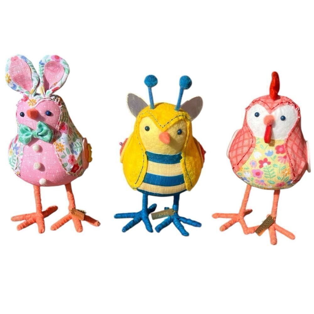 Target Spritz 2021 Featherly Friends Spring Easter Birds PATCHES BEEZY COOPSTER